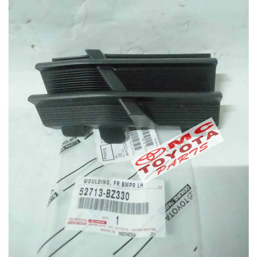Garnish Cover Moulding Bumper Bemper Depan Kiri Avanza 52713-BZ330