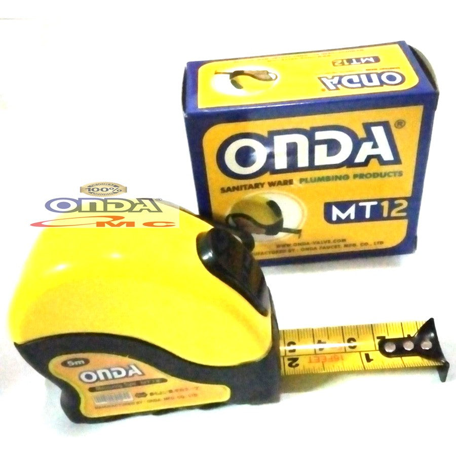 Meteran Meter Roll Otomatis 5 Meter ONDA MT 12