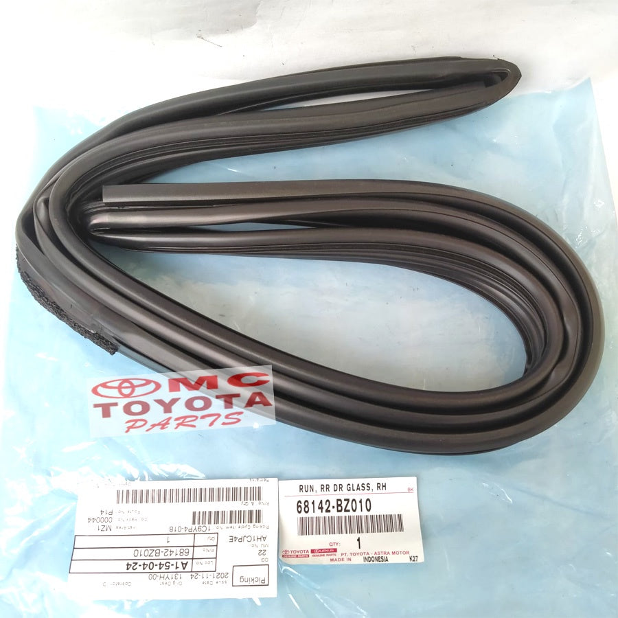 Karet Channel (Kaca) Avanza, Xenia Old 68141-BZ010 | 68142-BZ010 | 68151-BZ010 | 68152-BZ010