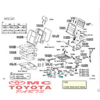 Tutup Cover Baut Jok Tengah Avanza Xenia Rush Terios 71485-BZ040-E0
