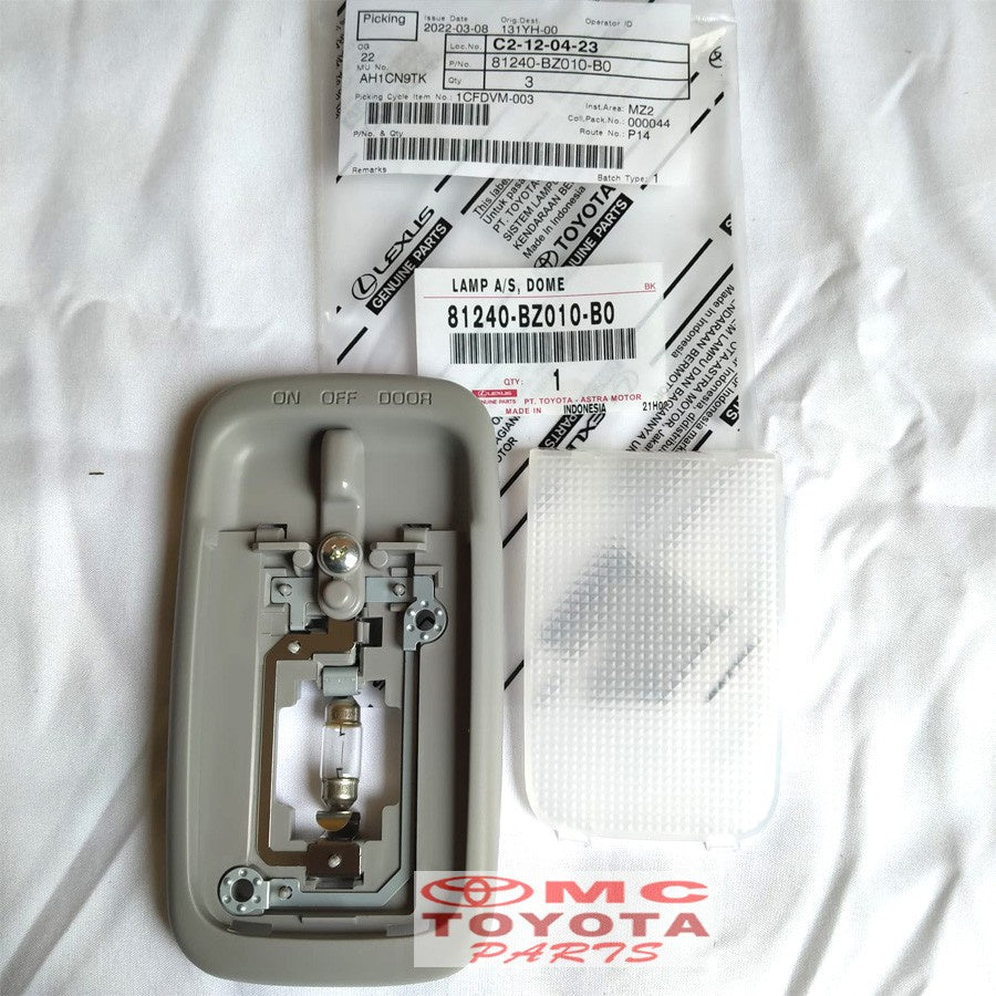 Lampu Flapon / Lampu Kabin Tengah Avanza Calya Rush 81240-BZ010-B0