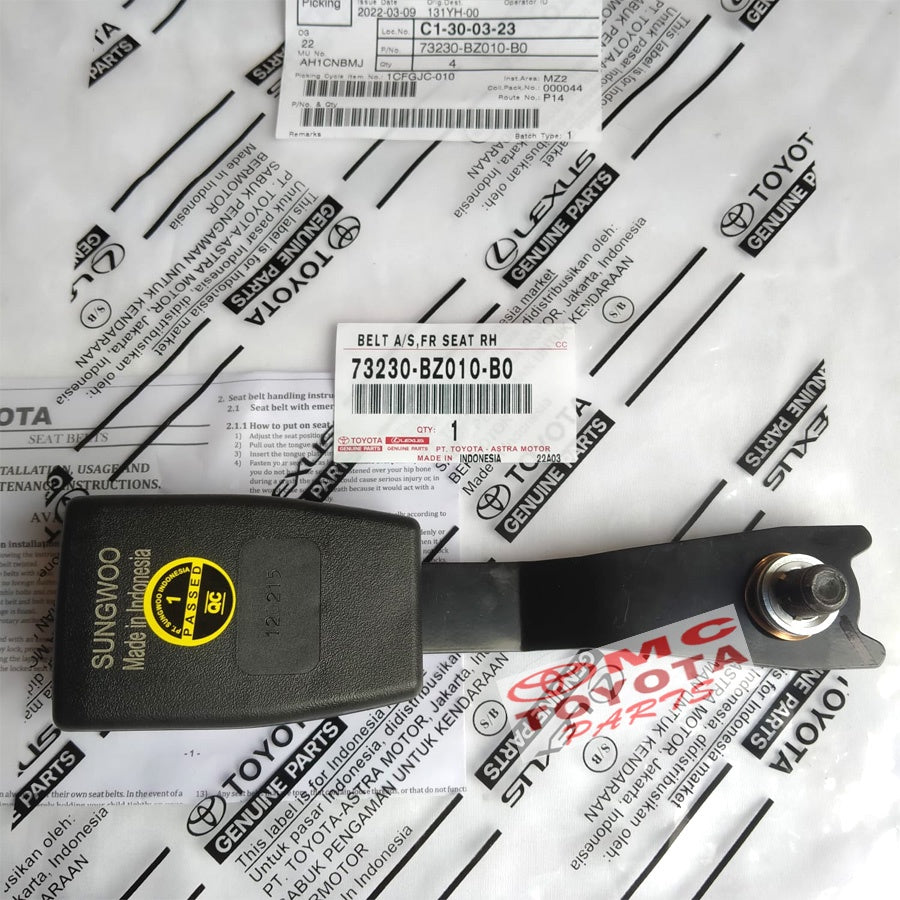 Colokan Safety Belt / Seat Kanan atau Kiri Avanza Xenia 73230-BZ010-B0 73230-BZ010-E0