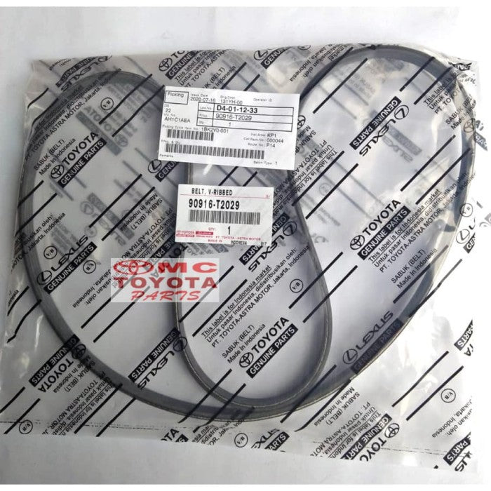 Tali Kipas (Fan / Van / V Belt) Vios Limo Yaris 90916-T2029 4-PK-1240