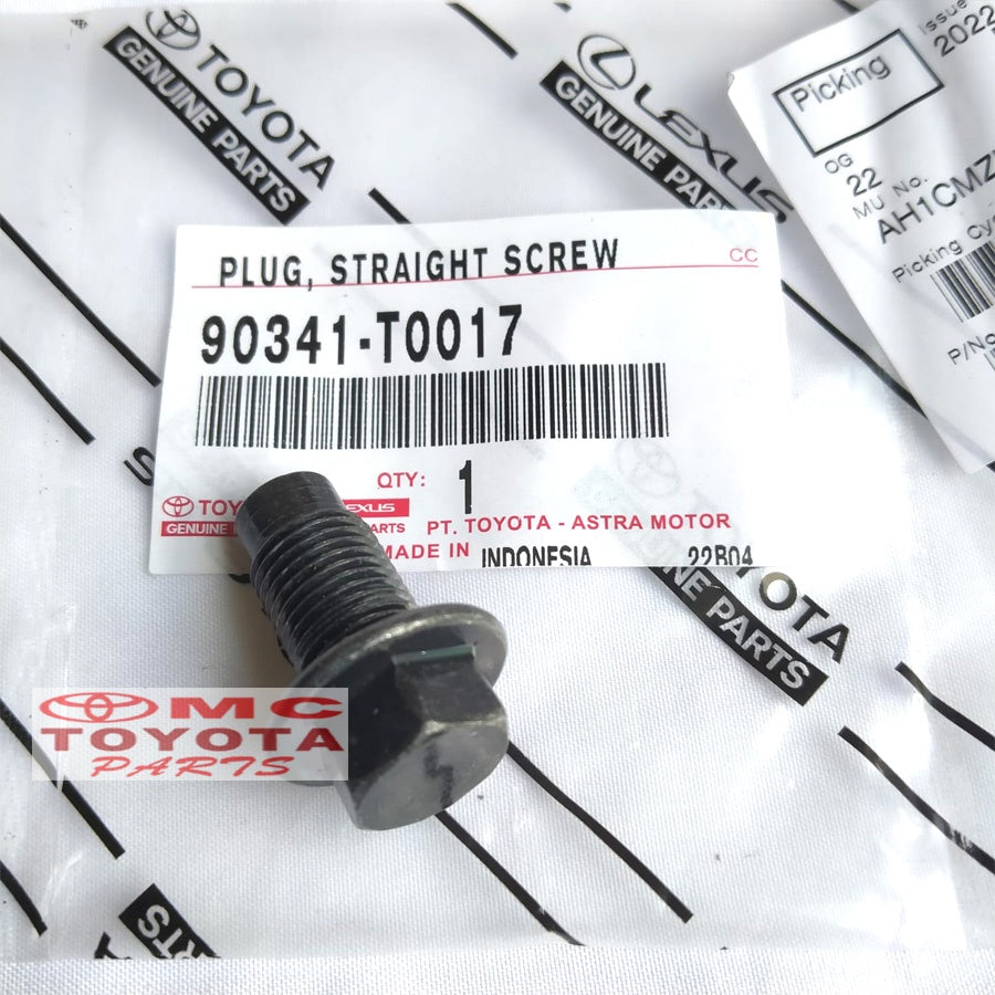 Baut Tutup Buang Oli Starlet New Yaris Vios Seinta Etios 90341-T0017