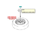 Baut Gantungan Putaran Ban Serep / Spare Wheel Agya Ayla 51900-BZ030