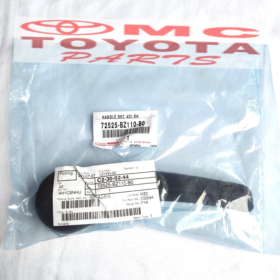 Handle / Stelan Jok Depan Kanan Agya Avanza Calya Rush  New 72525-BZ110-B0