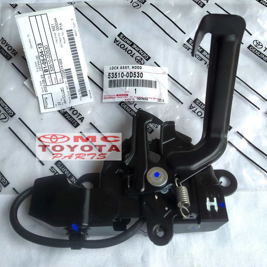 Pengunci Kap Mesin / Lock Assy Hood Yaris New 53510-0D530
