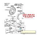 Kit Per Rem Belakang / Spring Kit Rear Brake Avanza Xenia 04941-BZ050