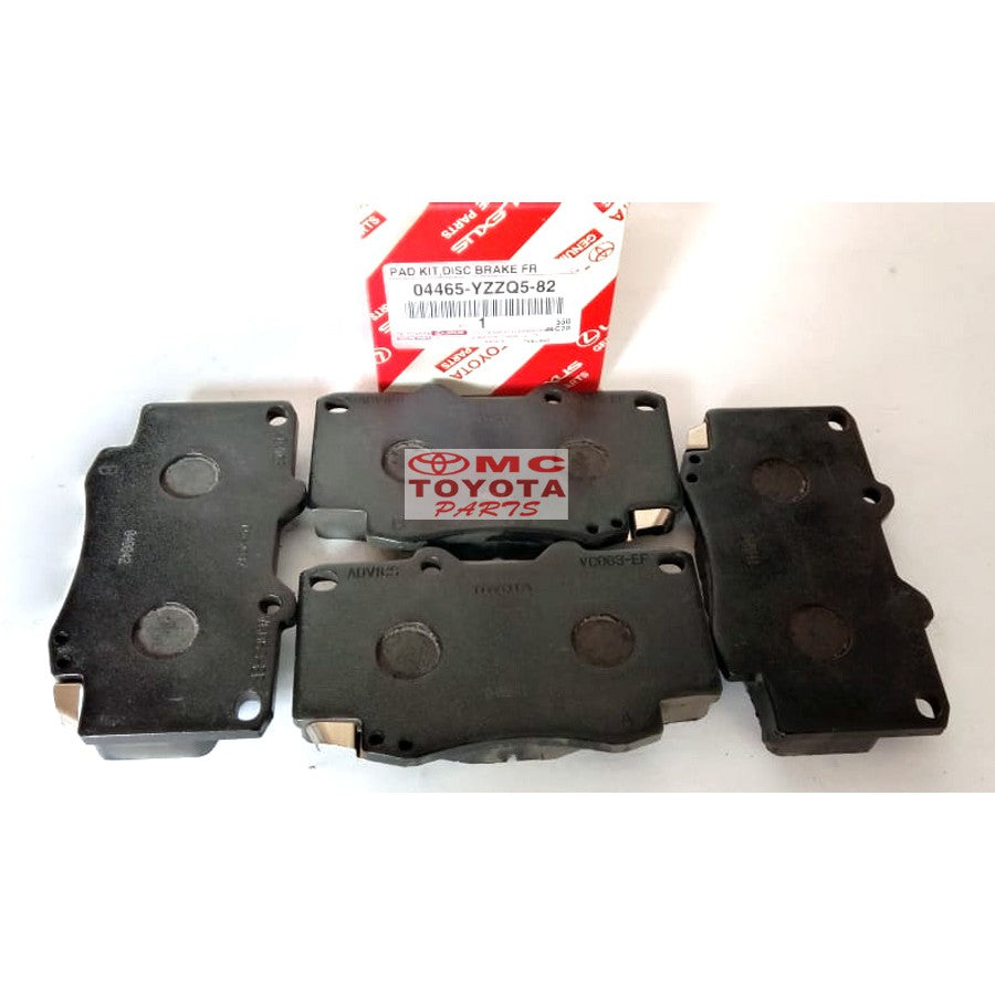 Brake Pad Kampas Rem Depan Fortuner Hilux 2005-2011 Original Toyota 04465-YZZT6-82