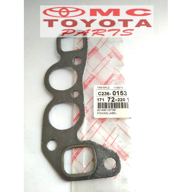 Paking Packing Gasket Manifold Kijang Toyota1000 Liteace 17172-22010