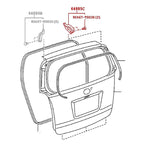Channel Panel Pintu Belakang Kanan Kijang Innova 64885-0K030