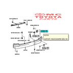 Support Bracket Breket Bumper Belakang Kijang Kapsul 52155-0B010