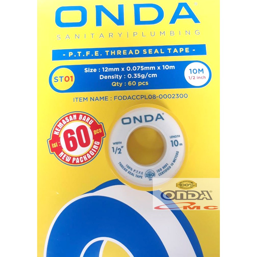 Sale Sola Sil Tape 1/2 Inch 10 Meter ONDA ST 01