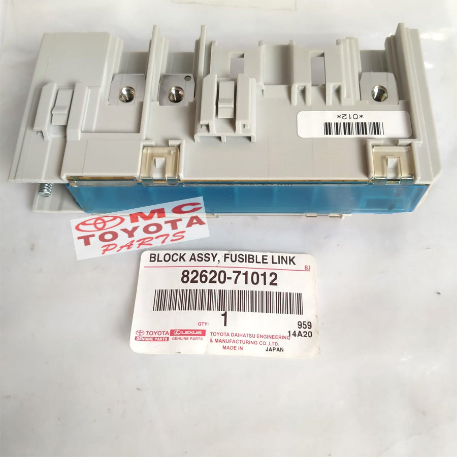 Block Fusible Link Kotak Sekring Fuse Box Innova Hilux Fortuner 82620-71010 82620-71012