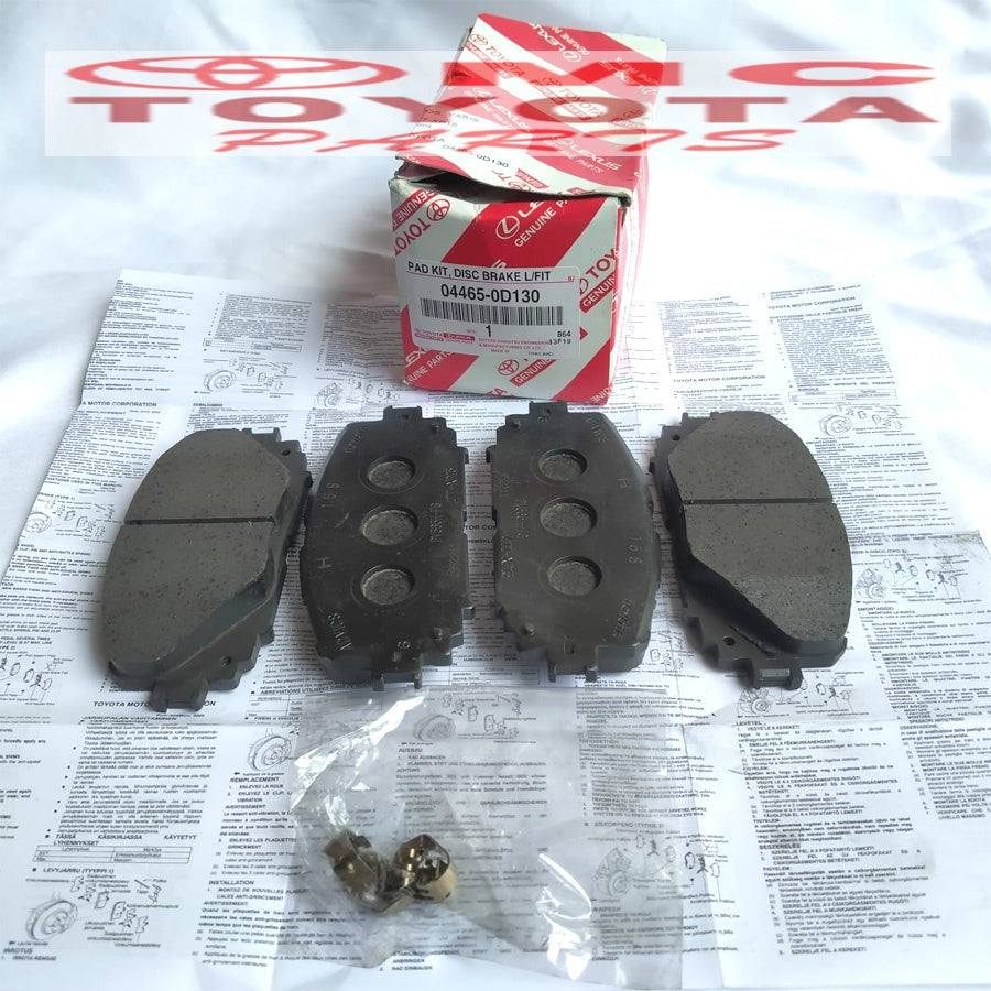 Kampas Rem Depan Brake Pad All New Yaris All New Vios Original 04465-0D130