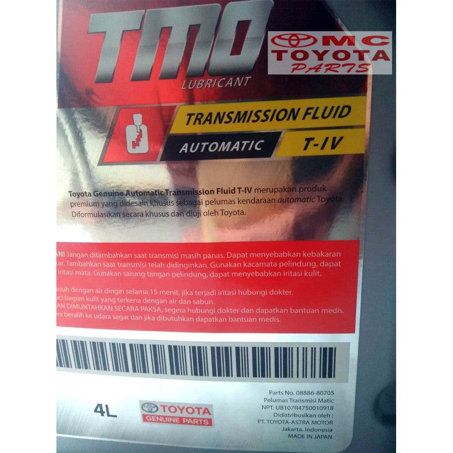 Oli Automatic / Transmisi ATF TOYOTA T-IV 08886-80705