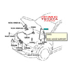 Tiang Penyangga Kap Mesin Toyota Vios Old 53440-0D010