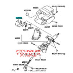 Actuator Assy Power Steering Lock New Vios Limo Yaris 45020-52140