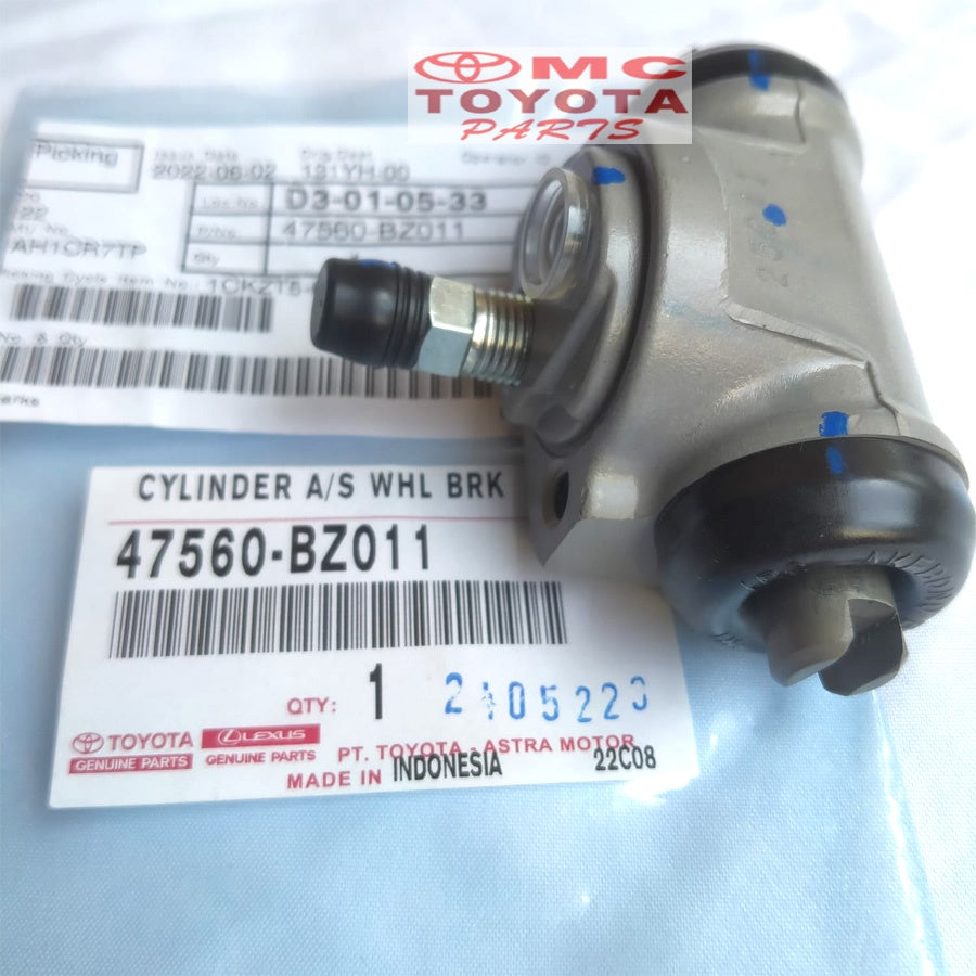Master Cylinder Rem Belakang Kiri Avanza Xenia Rush 47560-BZ011