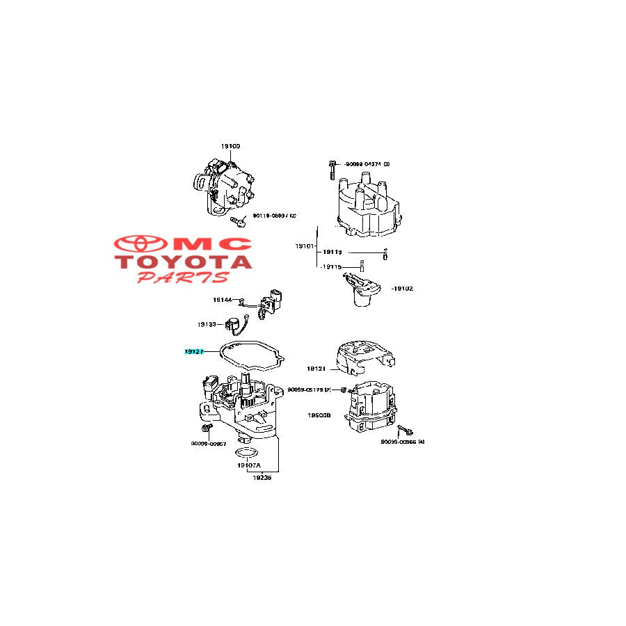 Paking Tutup Delco Camry Corona 19127-74050