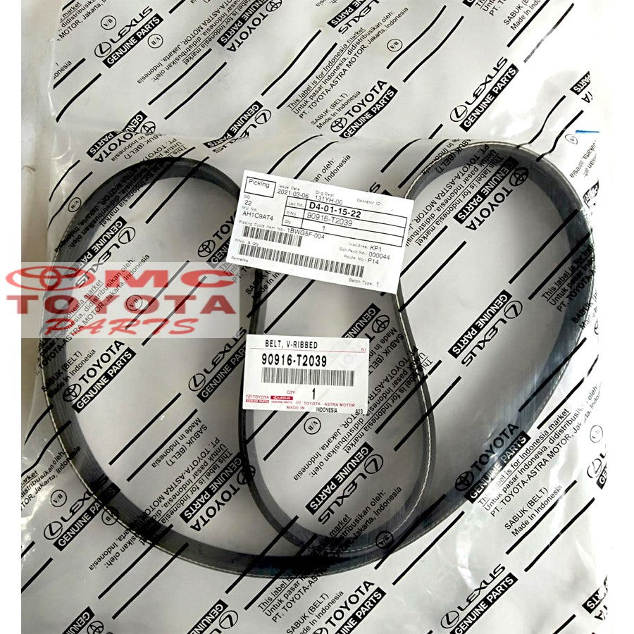 Tali Kipas Fan Van V Belt Toyota New Yaris Etios Vios Limo 90916-T2039