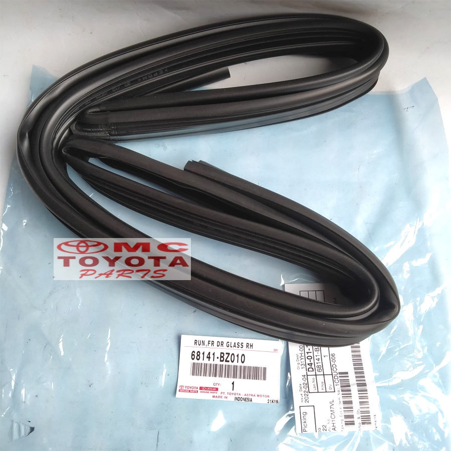 Karet Channel (Kaca) Avanza, Xenia Old 68141-BZ010 | 68142-BZ010 | 68151-BZ010 | 68152-BZ010
