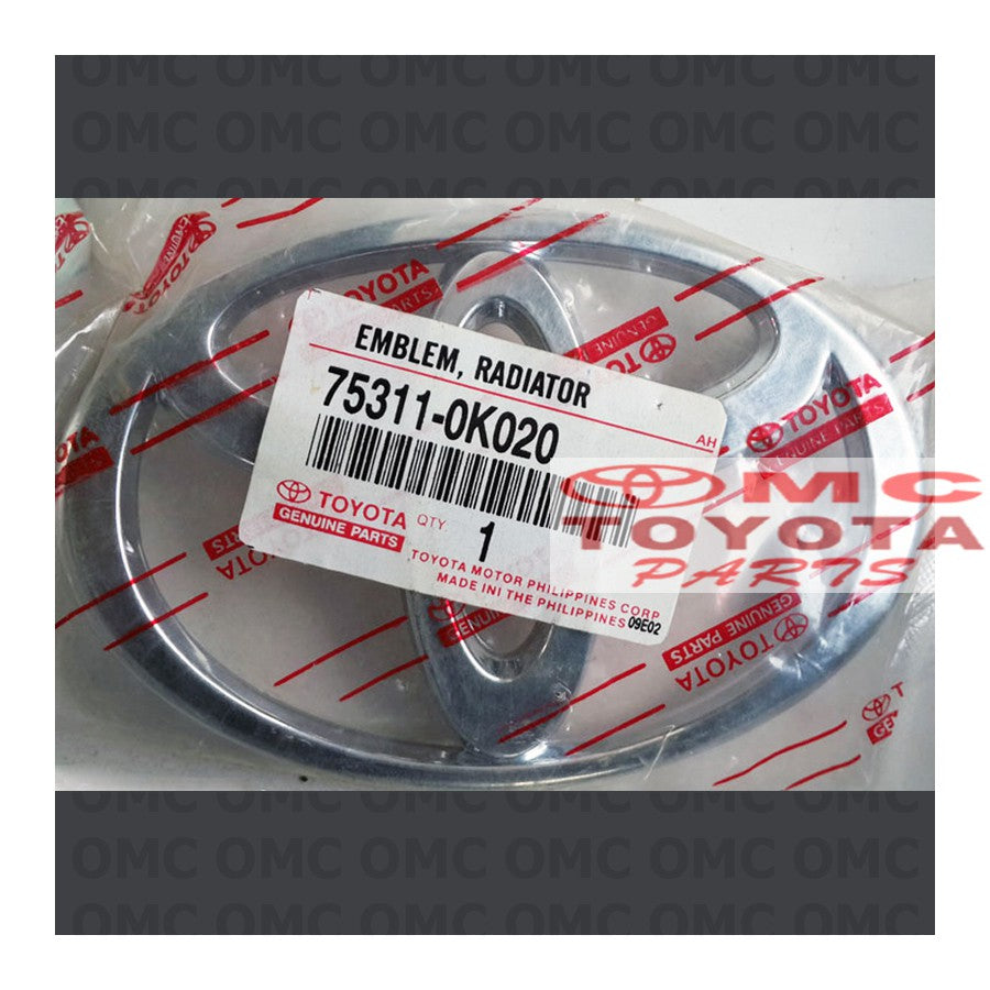 Emblem Logo Grill Grille Radiator Toyota Innova 75311-0K020