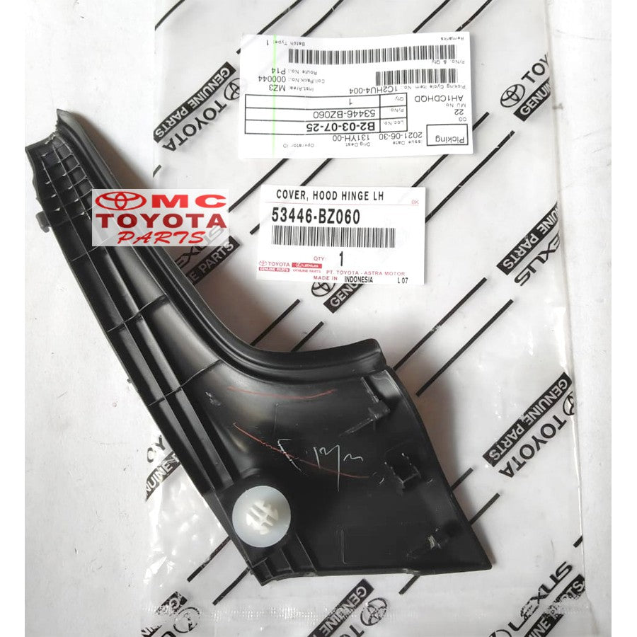 Cover Hood Hinge Karet Samping Kap Mesin Kiri Avanza Xenia Grand 53446-BZ060