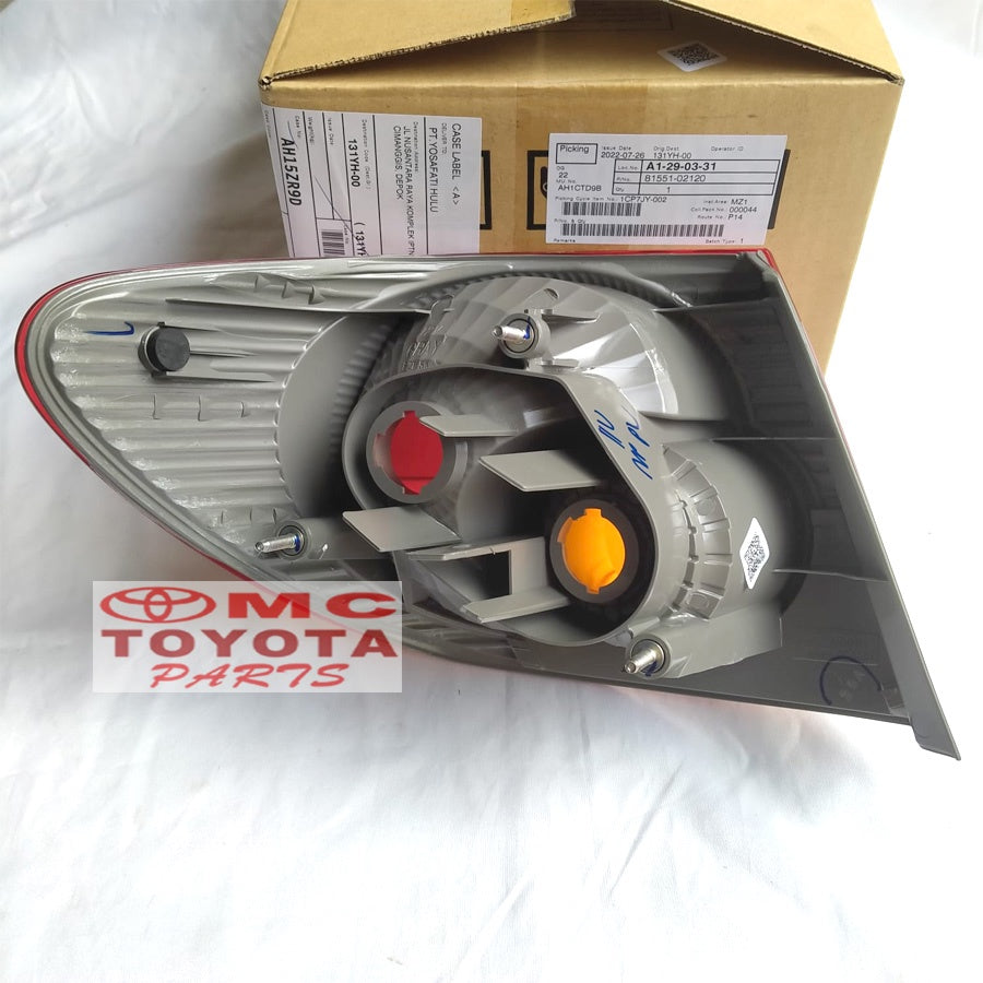Lampu Stop Lamp Belakang Kanan Corolla Altis Old 81551-02120