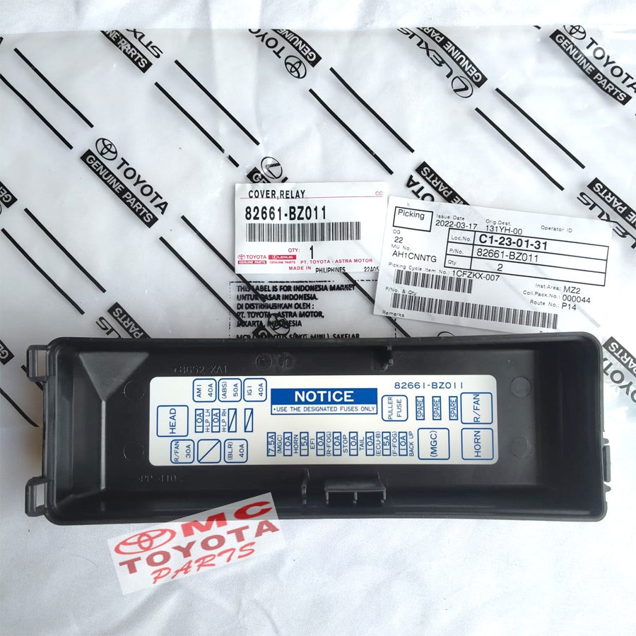 Cover Tutup Atas Rumah Box Relay / Sekring Avanza Xenia Old 82661-BZ011