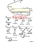 Kabel Speedometer / Cable Speedo Kijang Kapsul 83710-0B150