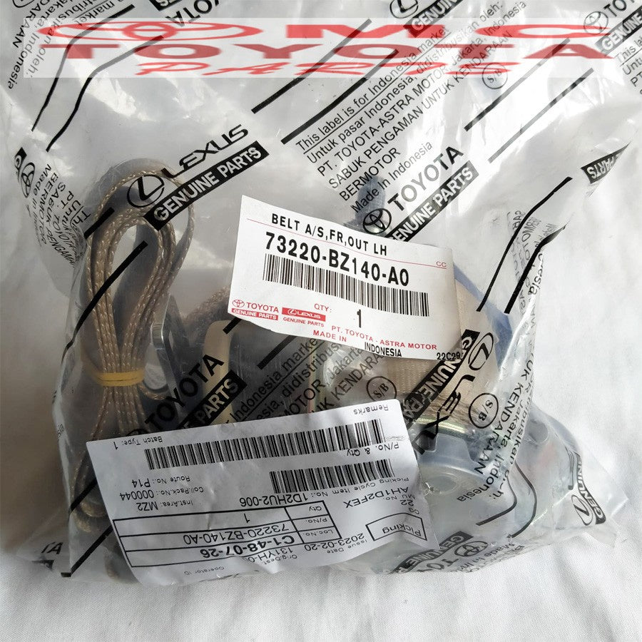 Safety Belt / Seat Belt Depan Kiri Rush Terios 73220-BZ140-A0