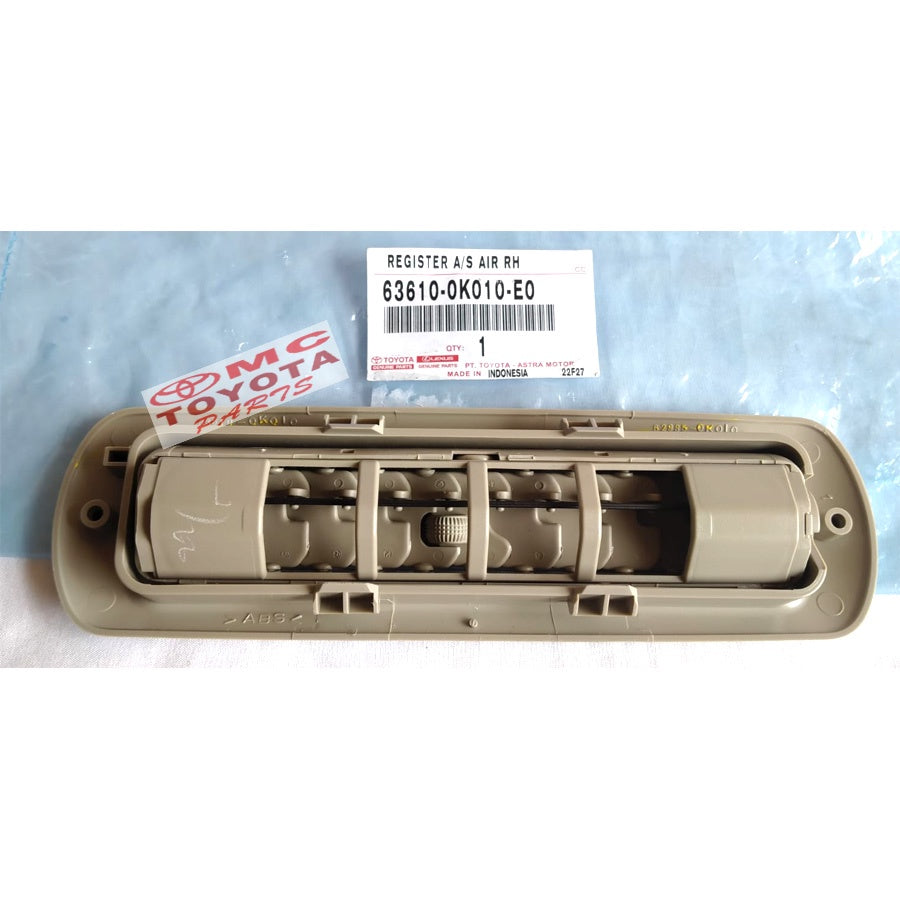Grille Grill Gril Kisi-Kisi AC Kijang Innova 63610-0K010-E0