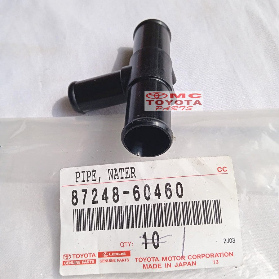 Pipa Pipe Sambungan Selang Heater Hiace Land Cruiser VX100 87248-60460