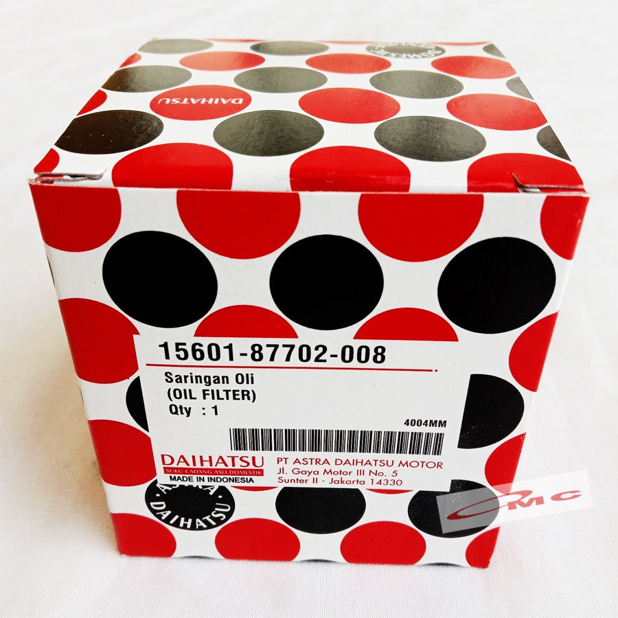 Filter Saringan Oli Daihatsu Taruna Xenia Terios Ayla Sigra Granmax Luxio  D15601-87702-008 Original Daiahatsu