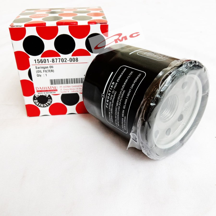 Filter Saringan Oli Daihatsu Taruna Xenia Terios Ayla Sigra Granmax Luxio  D15601-87702-008 Original Daiahatsu