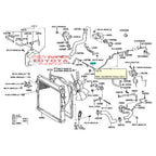 Selang Pipa Pipe Water By Pass Toyota Land Cruiser 16278-17010