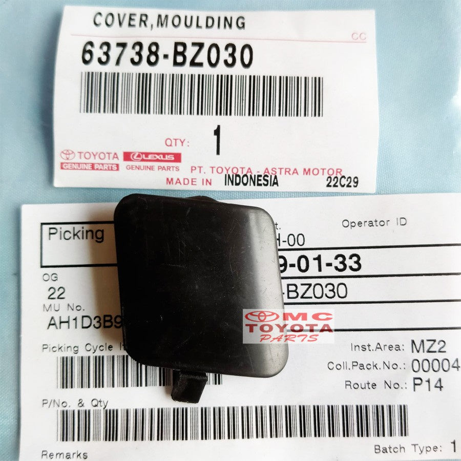 Tutup Cover Pad Extension Fender Belakang Kanan RushTerios 63738-BZ030