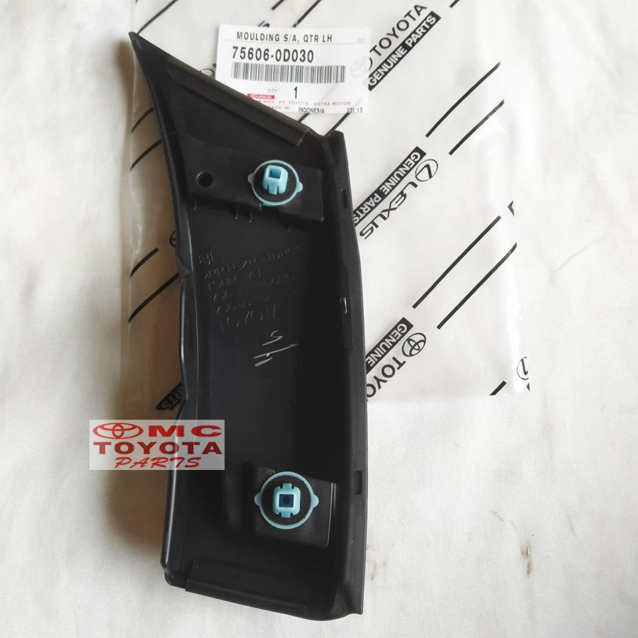 Cover Moulding Quarter Samping Pintu Kiri Toyota Sienta 75606-0D030