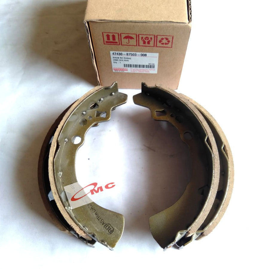 Brake Shoe Kampas Rem Belakang Daihatsu Sirion Zebra  S88/S89|ESPASS S91/S92 Daihatsu Genuine Parts 47430-87503-008