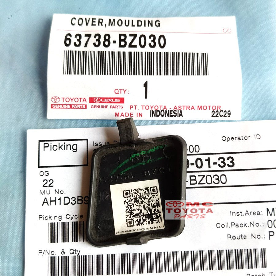 Tutup Cover Pad Extension Fender Belakang Kanan RushTerios 63738-BZ030