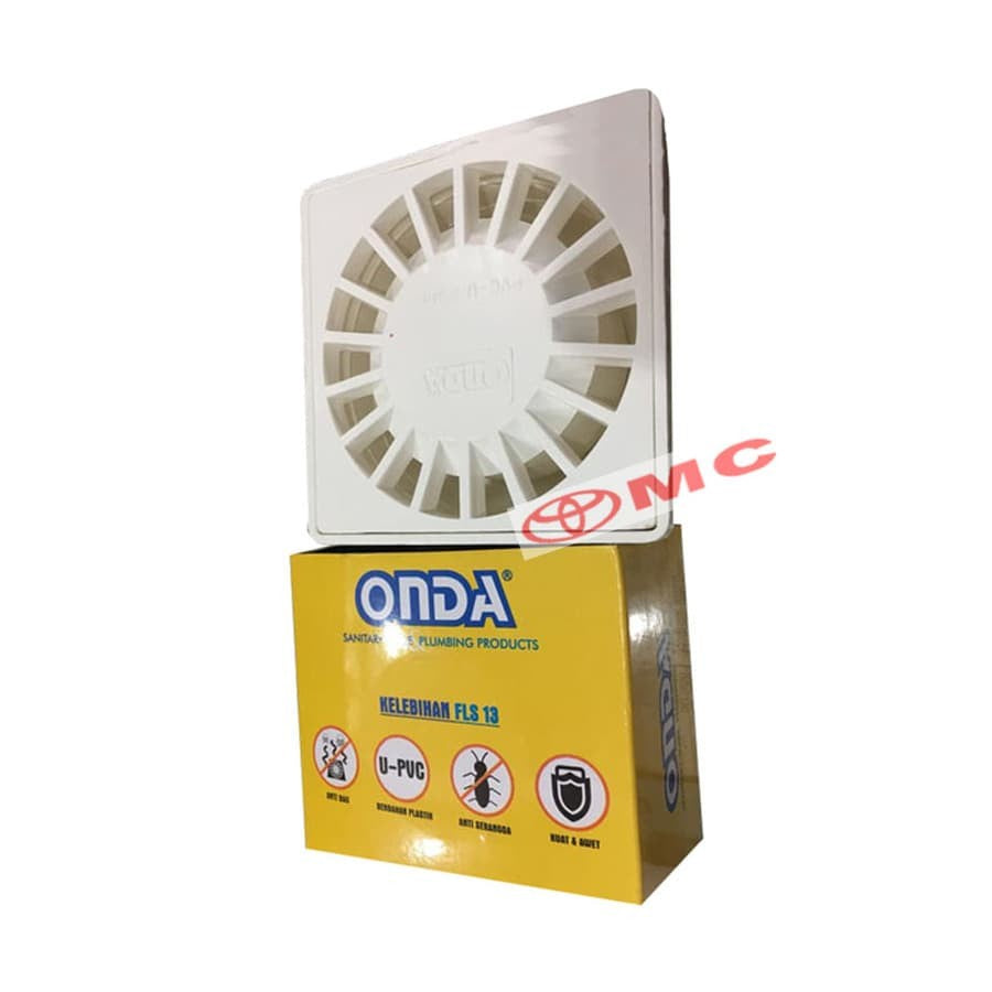 Saringan / Drainer Air Got Lantai PVC Plastik ONDA FLS 13