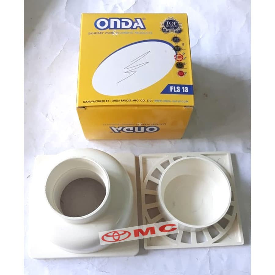 Saringan / Drainer Air Got Lantai PVC Plastik ONDA FLS 13