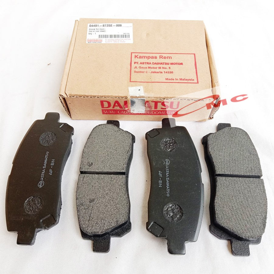 Brake Pad Kampas Rem Depan Daihatsu Rush Avanza Taruna Terios 04491-87Z02-008