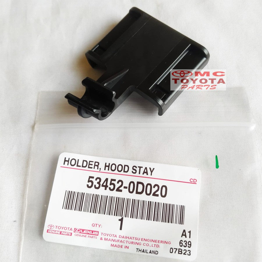 Clip Clamp Hood Stang Kancing Klip Holder Tiang Kap Mesin Toyota Yaris Vios Gen 2 Original 53452-0D020