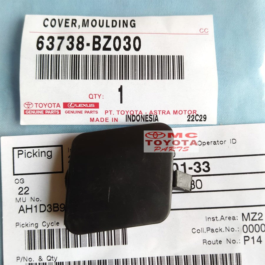 Tutup Cover Pad Extension Fender Belakang Kanan RushTerios 63738-BZ030