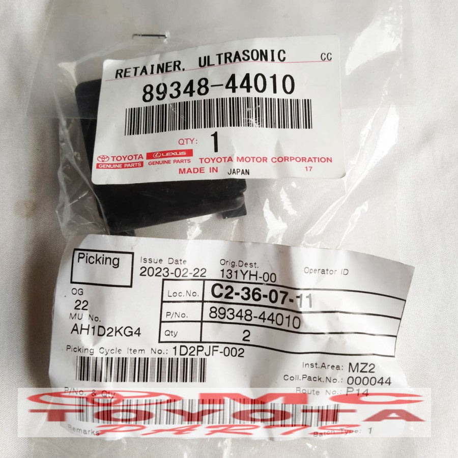 Retainer Ultrasonic Sensor Mundur Toyota Alphard MNH10 Hiace 89348-44010