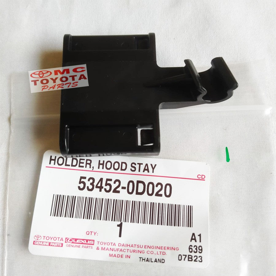 Clip Clamp Hood Stang Kancing Klip Holder Tiang Kap Mesin Toyota Yaris Vios Gen 2 Original 53452-0D020