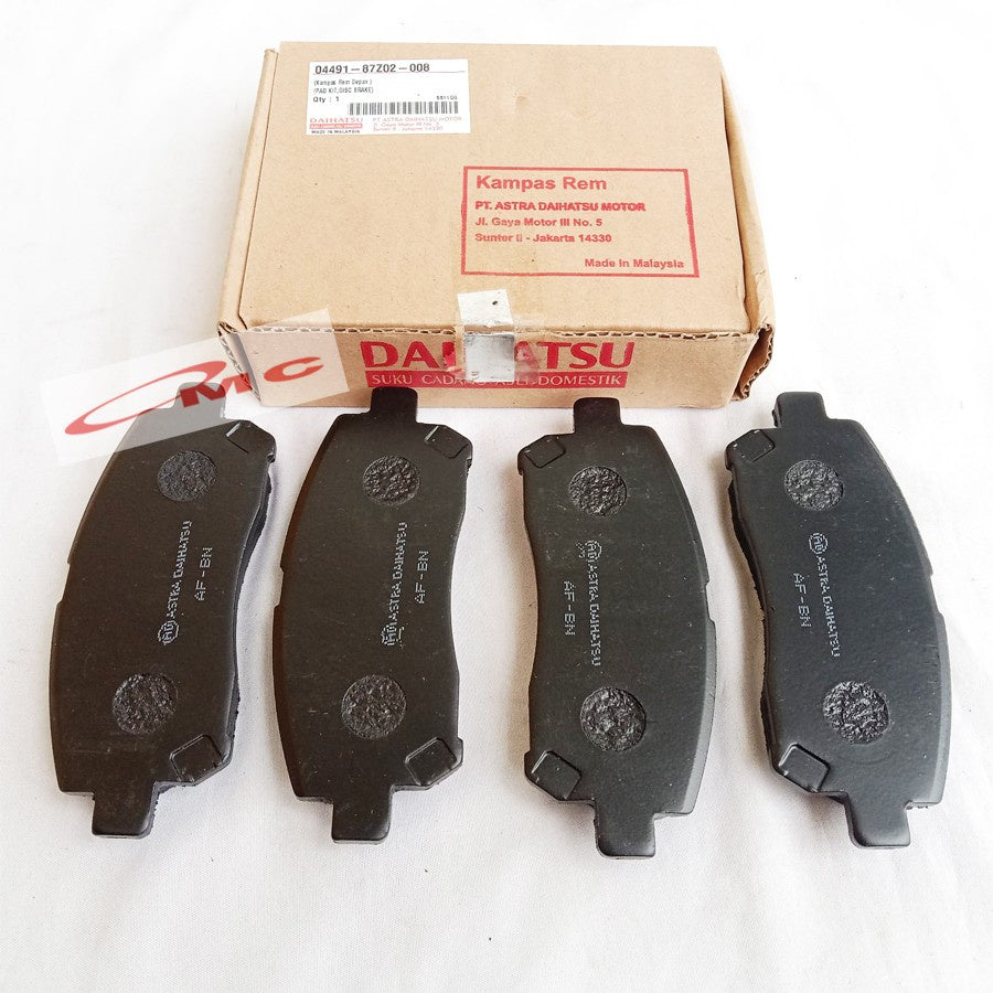 Brake Pad Kampas Rem Depan Daihatsu Rush Avanza Taruna Terios 04491-87Z02-008