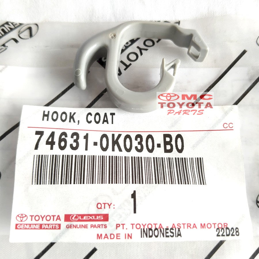 Cantolan Gantungan Baju Hook Coat Innova Fortuner Hilux 74631-0K030-B0